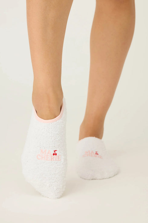 Pj Salvage Ma Cherie Cherry Ankle Socks